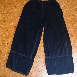 NOBLU Reversible Crop Black Pants Women's Size M NWT